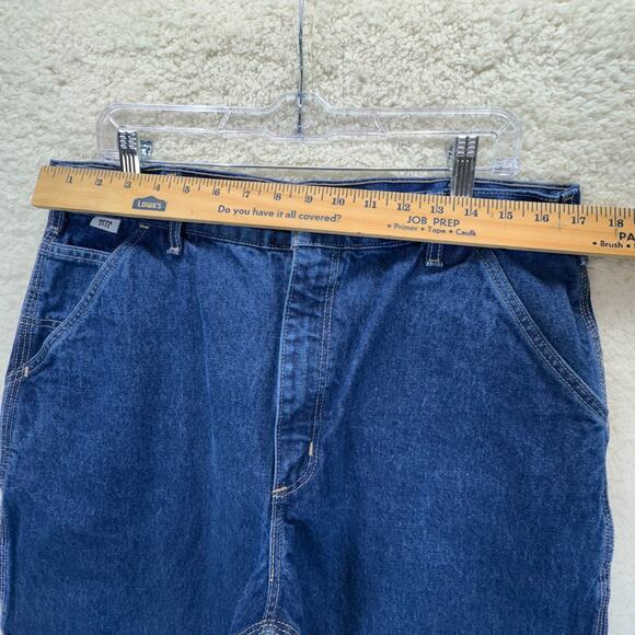 Carhartt Carpenter Jeans Men 36x32 NFPA 2112 Flame Resistant Workwear Cotton - Picture 3 of 16